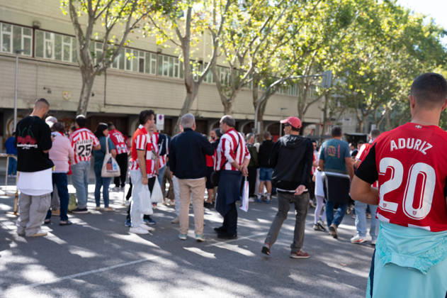 ESP: LaLiga EA Sports Rayo Vallecano v Athletic Club fans of athletic during LaLiga EA Sports between Rayo Vallecano v Athletic Club played at Vallecas Stadium in Madrid on October 10, 2026 in Spain Spain Futbol Copyright: xAgenciaxLOFx