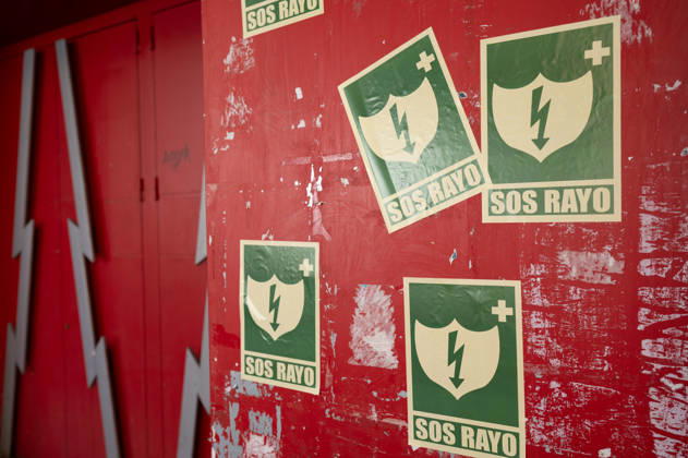 ESP: LaLiga EA Sports Rayo Vallecano v Athletic Club SOS Rayo stickers placed around the Rayo Vallecano stadium during LaLiga EA Sports between Rayo Vallecano v Athletic Club played at Vallecas Stadium in Madrid on October 10, 2026 in Spain Spain Futbol Copyright: xAgenciaxLOFx