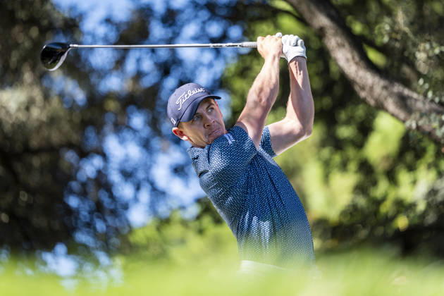 Golf 2026: Open De Espana: Day Three MADRID, SPAIN - OCTOBER 10: Grant Forrest of Scotland tees off on day three of the Open de Espana presented by Madrid at Club de Campo Villa de Madrid on October 10, 2026 in Madrid, Spain. Madrid Club de Campo Villa de Madrid Madrid Spain Copyright: xAlbertoxGardinx AGardin_20261010_Golf_Esp_Mad_0049