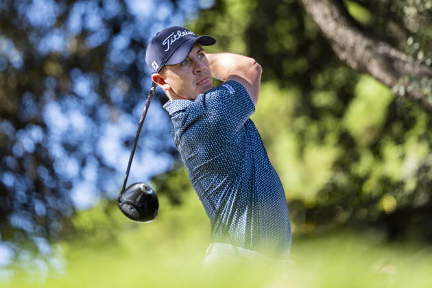 Golf 2026: Open De Espana: Day Three MADRID, SPAIN - OCTOBER 10: Grant Forrest of Scotland tees off on day three of the Open de Espana presented by Madrid at Club de Campo Villa de Madrid on October 10, 2026 in Madrid, Spain. Madrid Club de Campo Villa de Madrid Madrid Spain Copyright: xAlbertoxGardinx AGardin_20261010_Golf_Esp_Mad_0050