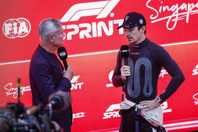 F1 - SINGAPORE GRAND PRIX 2026 LECLERC Charles (mco), Scuderia Ferrari SF-26, portrait during the 2026 Formula 1 Singapore Grand Prix, 17th round of the 2026 Formula One World Championship, WM, Weltmeisterschaft from October 9 to 11, 2026 on the Marina Bay Street Circuit, in Singapore, Singapore - SingaporeSingapore  Copyright: xJulienxDelfossex