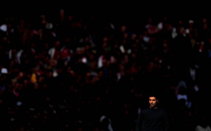 Arsenal Manager Mikel Arteta Arsenal v Leeds United, Premier League, Football, Emirates Stadium, London, UK - 10 Oct 2026London Emirates Stadium United Kingdom EDITORIAL USE ONLY No use with unauthorised audio, video, data, fixture lists, club league logos or live services. Online in-match use limited to 120 images, no video emulation. No use in betting, games or single club league player publications.  Copyright: xJavierxGarcia Shutterstockx 17204400o