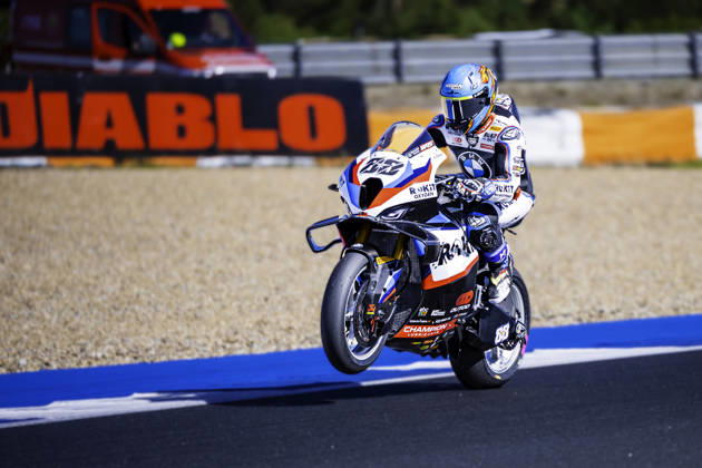 October 10, 2026, Cascais, Lisbon, Portugal: Miguel Oliveira of Rokit BMW Motorrad WorldSBK Team in action during the Superpole of the FIM Superbike World Championship, WM, Weltmeisterschaft at Circuito Estoril on October 10, 2026 in Cascais, Portugal. Cascais Portugal - ZUMAr200 20261010_zsp_r200_015 Copyright: xNunoxReisinhox