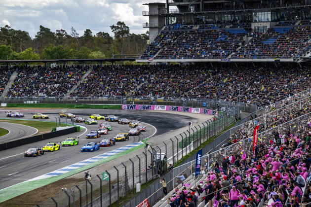 DTM, 15. + 16. Rennen Hockenheim 2026 130 Lamborghini Temerario GT3, ABT Sportsline: Luca Engstler, 22 Mercedes-AMG GT3 EVO, Landgraf Motorsport: Lucas Auer - picture by Gruppe C Photography Sachsenring Hockenheimring Baden-Württemberg Germany Copyright: xGruppexCxPhotographyx