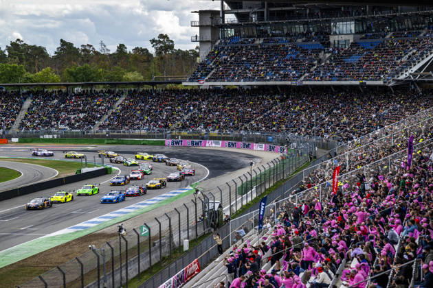 DTM, 15. + 16. Rennen Hockenheim 2026 130 Lamborghini Temerario GT3, ABT Sportsline: Luca Engstler, 22 Mercedes-AMG GT3 EVO, Landgraf Motorsport: Lucas Auer - picture by Gruppe C Photography Sachsenring Hockenheimring Baden-Württemberg Germany Copyright: xGruppexCxPhotographyx