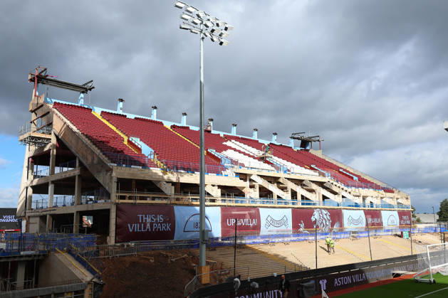Aston Villa v Brentford, Premier League A general view of the partially demolished North Stand inside Villa Park before the Aston Villa v Brentford Premier League match at Villa Park, Birmingham, England on 10 October 2026 Credit: Ryan Crockett Every Second Media Editorial use only. All images are copyright Every Second Media Limited. No images may be reproduced without prior permission. All rights reserved. Premier League and Football League images are subject to licensing agreements with Football DataCo Limited. see https: www.football-dataco.com Copyright: xIMAGO EveryxSecondxMediax ESM-2212-0006 RyanxCrockettx xEveryxSecondxMediax
