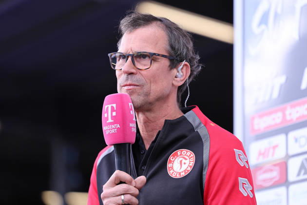 10.10.2026, xsefx, Fußball, SC Fortuna Köln - 1. FC Saarbrücken, 3.Liga, Südstation, 8. Spieltag, Saison 2026 2027: Cheftrainer Argirios Giannikis(1. FC Saarbrücken hc) im Interview DFB regulations prohibit any use of photographs as image sequences and or quasi-video. Nordrhein-Westfalen Deutschland