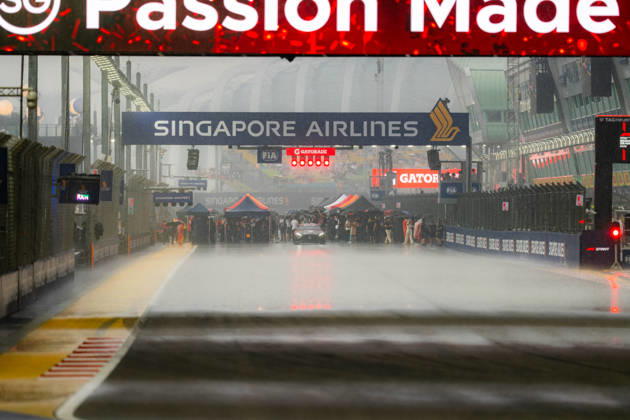 2026 Formula 1 Singapore Grand Prix - Sprint Heavy rain during Qualifying day on Saturday during the Formula 1 Singapore Airlines Singapore Grand Prix 2026 at Marina Bay Street Circuit, Singapore, on October 10, 2026. Photo by Antoine LAPEYRE Reveries Agency via ABACAPRESS.COM Singapore Singapore Copyright: xAntoinexLapeyre ReveriesxAgency ABACAx