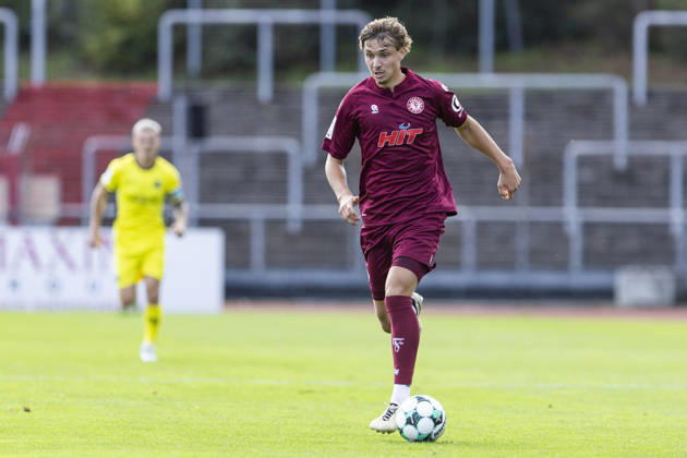3. Liga, Fortuna Köln - 1. FC Saarbrücken; 10.10.2026 Maximilian Fischer (Fortuna Köln, 3). 3. Liga, Fortuna Köln - 1. FC Saarbrücken, 8. Spieltag, am 10.10.2026, Südstadion, Köln. DFB regulations prohibit any use of photographs as image sequences and or quasi-video Copyright: xBEAUTIFULxSPORTS Meuselx