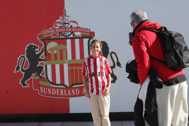 10th October 2026; Stadium of Light, Sunderland, England; Premier League Football, Sunderland versus Brighton and Hove Albion; Sunderland Fan DavexLofthouse