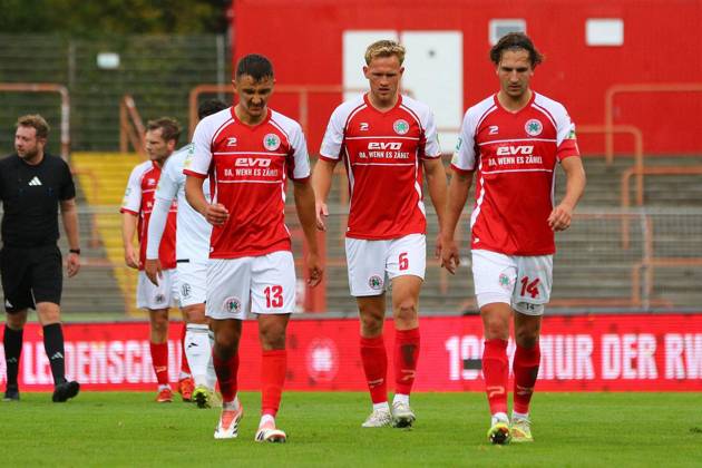 Regionalliga West: Rot-Weiß Oberhausen - 1. FC Bocholt ** NUR FÜR REDAKTIONELLE ZWECKE ** EDITORIAL USE ONLY **<p>Kerem Yalcin, Tim Böhmer, Nico Klaß RWO - 1. FC Bocholt Ort: Oberhausen, Stadion Niederrhein Datum: 10.10.2026 Deutschland NRW Oberhausen Copyright: MichaxKorb
