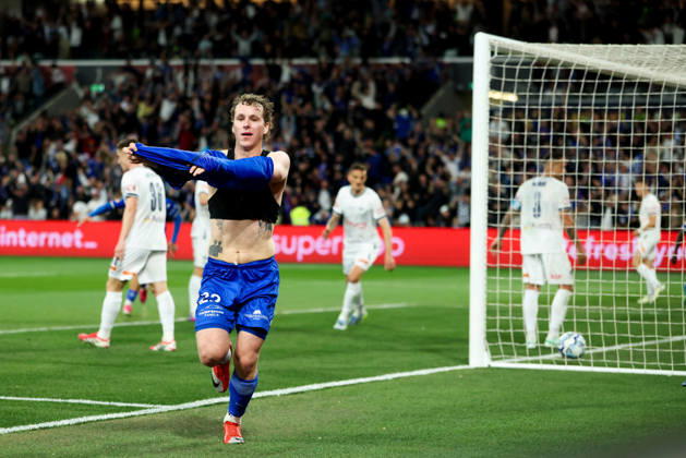 October 10, 2026, Melbourne, Victoria, Australia: MELBOURNE, AUSTRALIA - OCTOBER 10: Maximillian Mikkola celebrates scoring in the Australia Cup Final match between South Melbourne FC and Melbourne Victory FC at AAMI Park on October 10, 2026 in Melbourne, Austr0alia. South Melbourne FC V Melbourne Victory FC - Australia Cup 2026 Final - ZUMAp121 20261010_zsp_p121_013 Copyright: xChrisxPutnamx