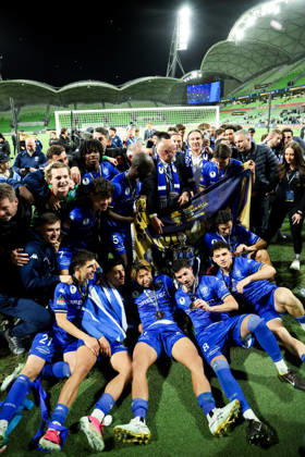 October 10, 2026, Melbourne, Victoria, Australia: MELBOURNE, AUSTRALIA - OCTOBER 10: South Melbourne FC celebrates after defeating Melbourne Victory FC in the 2026 Hahn Australia Cup Final at AAMI Park on October 10, 2026 in Melbourne, Australia. South Melbourne FC V Melbourne Victory FC - Australia Cup 2026 Final - ZUMAp121 20261010_zsp_p121_026 Copyright: xChrisxPutnamx