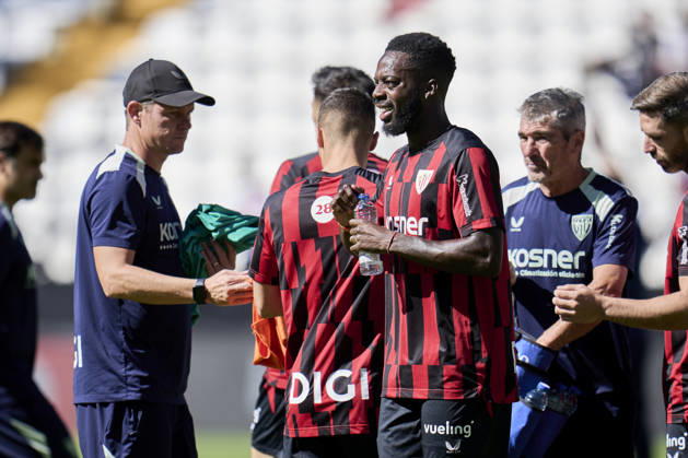 October 10, 2026, Madrid, Madrid, Spain: Inaki Williams of Athletic Club warms up during the Spanish League, LaLiga EA Sports, football match played between Rayo Vallecano and Athletic Club at Vallecas stadium on October 10, 2026, in Madrid, Spain. Rayo Vallecano V Athletic Club - LaLiga EA Sports - ZUMAa181 20261010_zaa_a181_004 Copyright: xAngelxPerezxMecax