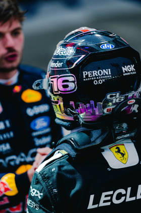2026 Formula 1 Singapore Grand Prix - Sprint - Pilots CHARLES LECLERC (MON) of Scuderia Ferrari HP Sprint Race on SATURDAY during the 2026 FORMULA 1 SINGAPORE AIRLINES SINGAPORE GRAND PRIX 2026 at MARINA BAY STREET CIRCUIT SINGAPORE on October 10, 2026. Photo by Tan Jun Da ABACAPRESS.COM Singapore Singapore Copyright: xJunxDaxTan ABACAx