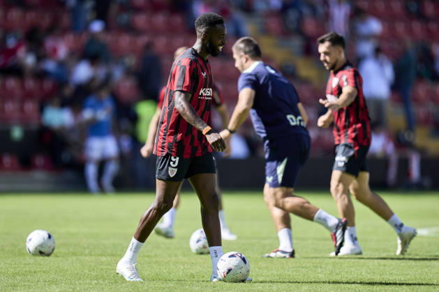 October 10, 2026, Madrid, Madrid, Spain: Inaki Williams of Athletic Club warms up during the Spanish League, LaLiga EA Sports, football match played between Rayo Vallecano and Athletic Club at Vallecas stadium on October 10, 2026, in Madrid, Spain. Rayo Vallecano V Athletic Club - LaLiga EA Sports - ZUMAa181 20261010_zaa_a181_026 Copyright: xAngelxPerezxMecax