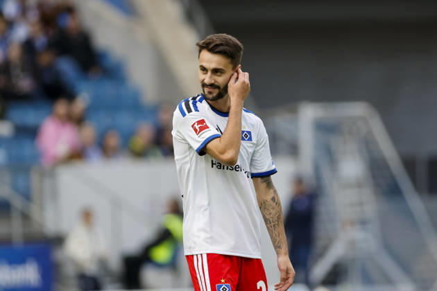 Fabio Vieira (Hamburger SV, 20), Mimik, Gesichtsausdruck, Emotion , Deutschland, Fussball, 1. Bundesliga, 5.Spieltag, 2026 2027, TSG Hoffenheim vs. Hamburger SV, 10.10.2026, Sinsheim SNP Arena Deutschland Copyright: xGrantxHubbsx