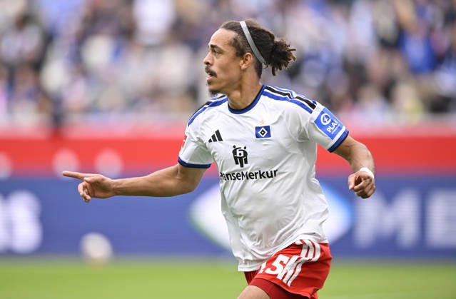 TOR zum 0:1 Yussuf Poulsen Hamburger SV HSV (15) Torjubel TSG 1899 Hoffenheim vs Hamburger SV HSV 10.10.2026 DFL REGULATIONS PROHIBIT ANY USE OF PHOTOGRAPHS AS IMAGE SEQUENCES AND OR QUASI-VIDEO TSG 1899 Hoffenheim vs Hamburger SV HSV