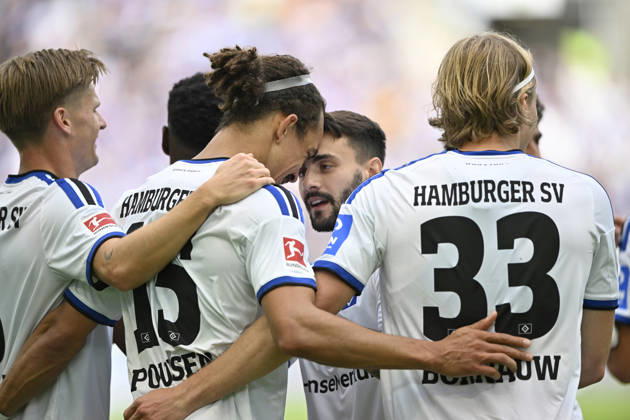 TOR zum 0:1 Yussuf Poulsen Hamburger SV HSV (15) Torjubel Fabio Vieira Hamburger SV HSV (20) Sebastiaan Bornauw Hamburger SV HSV (33) TSG 1899 Hoffenheim vs Hamburger SV HSV 10.10.2026 DFL REGULATIONS PROHIBIT ANY USE OF PHOTOGRAPHS AS IMAGE SEQUENCES AND OR QUASI-VIDEO TSG 1899 Hoffenheim vs Hamburger SV HSV