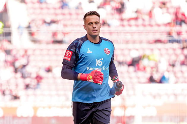 Deutschland: Fussball Saison 2026 2027 , 1. Bundesliga , 5. Spieltag , 1. FSV Mainz 05 vs. Bayer 04 Leverkusen - MEWA-Arena (Mainz) : Alexander Schwollow (1. FSV Mainz 05, 1) Mimik, Gesichtsausdruck, Emotion Mainz MEWA-Arena Deutschland Germany Copyright: xBennetxLongx