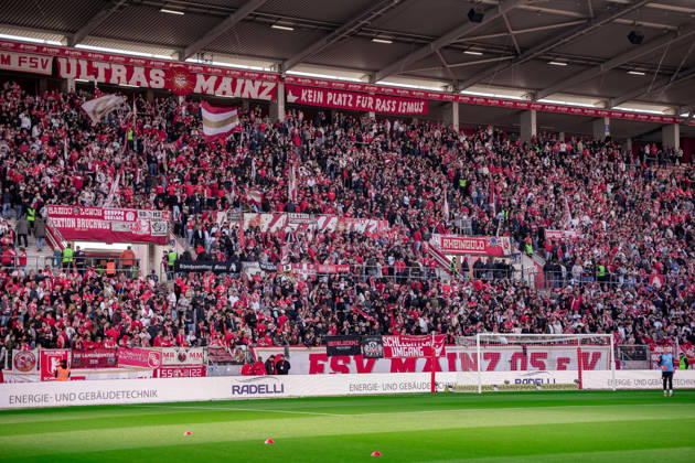 Deutschland: Fussball Saison 2026 2027 , 1. Bundesliga , 5. Spieltag , 1. FSV Mainz 05 vs. Bayer 04 Leverkusen - MEWA-Arena (Mainz) : Stadion, Tribüne, Spielstätte Mainz MEWA-Arena Deutschland Germany Copyright: xBennetxLongx