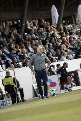 10.10.2026, xhettx, Fussball 3.Liga, SG Sonnenhof Grossaspach - SV Waldhof Mannheim v.l. Rui Mota (SV Waldhof Mannheim, Trainer)