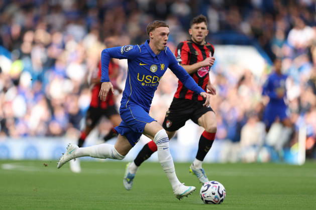 10th October 2026; Stamford Bridge, London, England; Premier League Football, Chelsea versus Bournemouth; Cole Palmer of Chelsea on the ball JohnxPatrickxFletcher