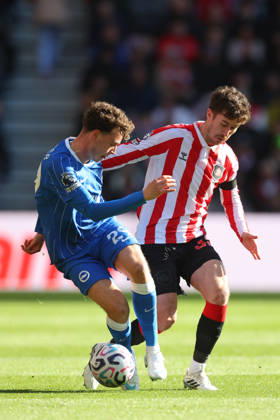 Sunderland v Brighton and Hove Albion - Premier League 2026 27 Maxim De Cuyper of Brighton and Hove Albion and Trai Hume of Sunderland challenge during the Premier League 2026 27 match between Sunderland and Brighton & Hove Albion at Stadium of Light on October 10, 2026 in Sunderland, England. WARNING! This Photograph May Only Be Used For Newspaper And Or Magazine Editorial Purposes. May Not Be Used For Publications Involving 1 player, 1 Club Or 1 Competition Without Written Authorisation From Football DataCo Ltd. For Any Queries, Please Contact Football DataCo Ltd on +44 (0) 207 864 9121 Sunderland Stadium of Light England United Kingdom Copyright: xAllstarxPicturexLibraryxLtdx