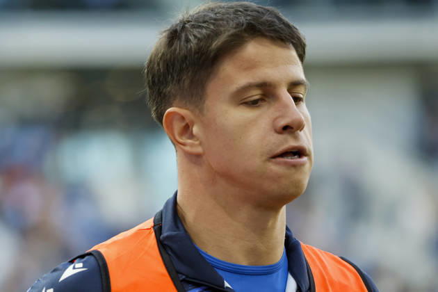 Adam Hlozek (TSG Hoffenheim, 10) beim Aufwärmen während des Spiels , Deutschland, Fussball, 1. Bundesliga, 5.Spieltag, 2026 2027, TSG Hoffenheim vs. Hamburger SV, 10.10.2026, Sinsheim SNP Arena Deutschland Copyright: xGrantxHubbsx