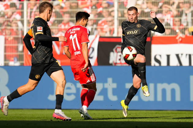 Luca Sirch (SV Elversberg, 26) am Ball. GER, 1.FC Union Berlin vs SV Elversberg, 1. Bundesliga, 5. Spieltag, Saison 2026-27, Stadion An der Alten Foersterei, Berlin, 10.10.2026 DFL REGULATIONS PROHIBIT ANY USE OF PHOTOGRAPHS AS IMAGE SEQUENCES AND OR QUASI-VIDEO 1.FC Union Berlin vs SV Elversberg, 1. Bundesliga, 5. Spieltag, Saison 2026-27, 10.10.2026 Berlin Copyright: xEibner-Pressefoto ScottxColemanx EP_SCN