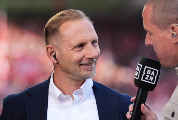 Mauro Lustrinelli (1. FC Union Berlin, Cheftrainer) gibt vor Spielbeginn ein Interview. GER, 1.FC Union Berlin vs SV Elversberg, 1. Bundesliga, 5. Spieltag, Saison 2026-27, Stadion An der Alten Foersterei, Berlin, 10.10.2026 DFL REGULATIONS PROHIBIT ANY USE OF PHOTOGRAPHS AS IMAGE SEQUENCES AND OR QUASI-VIDEO 1.FC Union Berlin vs SV Elversberg, 1. Bundesliga, 5. Spieltag, Saison 2026-27, 10.10.2026 Berlin Copyright: xEibner-Pressefoto ScottxColemanx EP_SCN