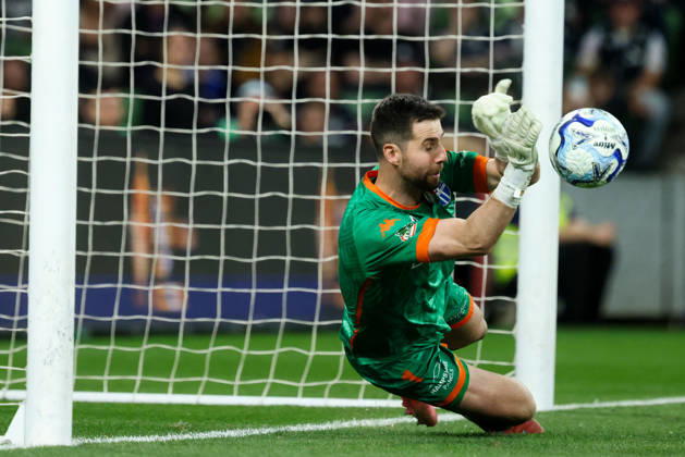 October 10, 2026, Melbourne, Victoria, Australia: MELBOURNE, AUSTRALIA - OCTOBER 10: Javier Lopez of South Melbourne FC saves in the penalty shootout against Melbourne Victory FC in the 2026 Hahn Australia Cup Final at AAMI Park on October 10, 2026 in Melbourne, Australia. South Melbourne FC V Melbourne Victory FC - Australia Cup 2026 Final  - ZUMAp121 20261010_zsp_p121_055 Copyright: xChrisxPutnamx
