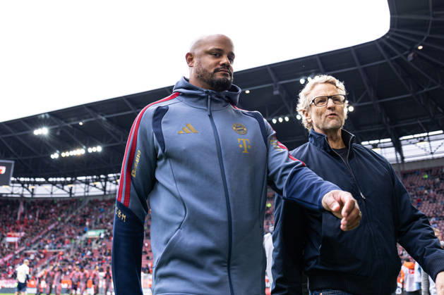 Deutschland: FC Augsburg vs FC Bayern München, 1. Bundesliga, 5. Spieltag, Saison 2026 27, WWK Arena (Augsburg): Vincent Kompany, (Trainer, FC Bayern München) Augsburg WWK Arena Bayern Deutschland Copyright: xBenedictxChristx