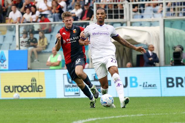 Foto IPP ACGE Genova 10 10 2026 Campionato Serie A 2025 2026 Genoa-Fiorentina nella foto: Cher Ndour Italy Photo Press World Copyright Genova italy Italia ITALY Copyright: xR4924_italyphotopressx