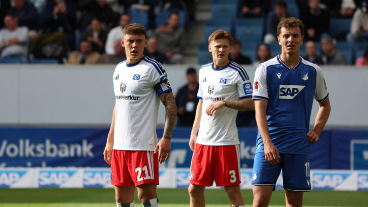 10.10.2026, xrekx, Fussball 1.Bundesliga, TSG 1899 Hoffenheim - Hamburger SV v.l. Nicolai Remberg (Hamburger SV) (DFL DFB REGULATIONS PROHIBIT ANY USE OF PHOTOGRAPHS as IMAGE SEQUENCES and or QUASI-VIDEO) Sinsheim