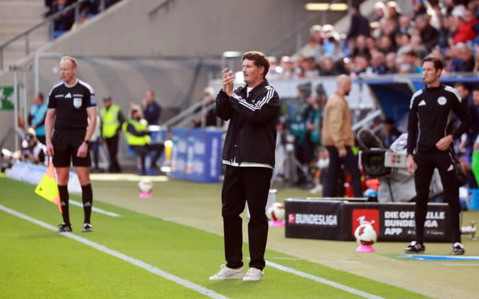 10.10.26 TSG 1899 Hoffenheim - Hamburger SV Deutschland, Sinsheim, 10.10.2026, Fussball, Bundesliga, Saison 2026 2027, TSG 1899 Hoffenheim - Hamburger SV: Merlin Polzin (Trainer Hamburger SV).