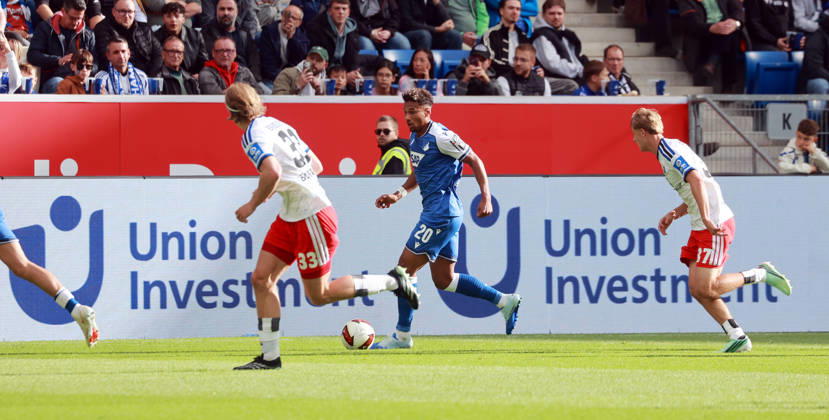 10.10.26 TSG 1899 Hoffenheim - Hamburger SV Deutschland, Sinsheim, 10.10.2026, Fussball, Bundesliga, Saison 2026 2027, TSG 1899 Hoffenheim - Hamburger SV: Bambase Conte (TSG 1899 Hoffenheim).