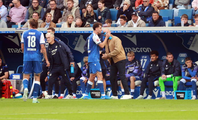 10.10.26 TSG 1899 Hoffenheim - Hamburger SV Deutschland, Sinsheim, 10.10.2026, Fussball, Bundesliga, Saison 2026 2027, TSG 1899 Hoffenheim - Hamburger SV: Fisnik Asllani (TSG 1899 Hoffenheim).