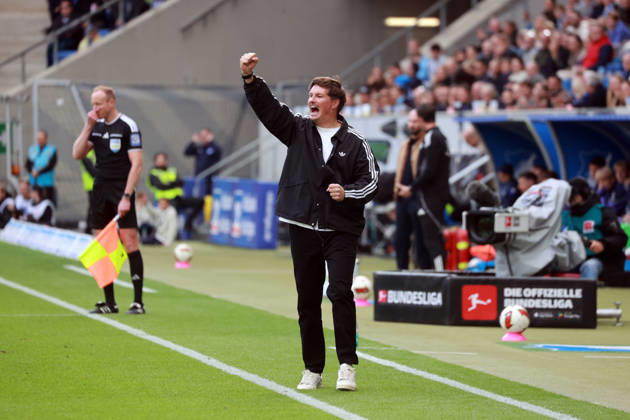 10.10.26 TSG 1899 Hoffenheim - Hamburger SV Deutschland, Sinsheim, 10.10.2026, Fussball, Bundesliga, Saison 2026 2027, TSG 1899 Hoffenheim - Hamburger SV: Merlin Polzin (Trainer Hamburger SV).