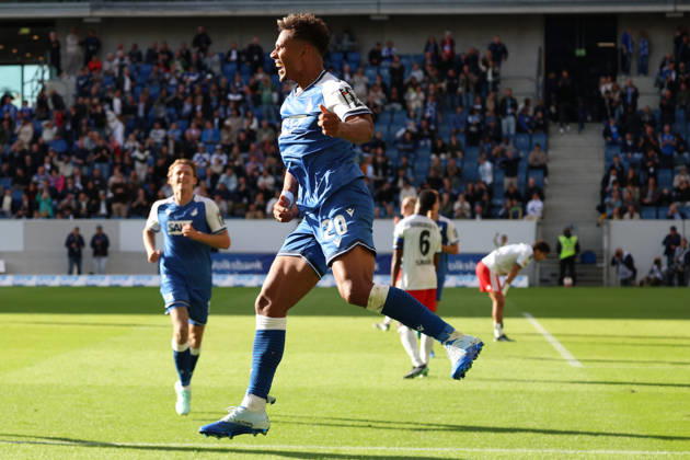 10.10.2026, xrekx, Fussball 1.Bundesliga, TSG 1899 Hoffenheim - Hamburger SV v.l. Torjubel nach dem Tor zum celebrating the goal celebrate 1:1 durch BambasÃ ContÃ (TSG 1899 Hoffenheim) wurde nicht gegeben. Foulspiel im Vorfeld (DFL DFB REGULATIONS PROHIBIT ANY USE OF PHOTOGRAPHS as IMAGE SEQUENCES and or QUASI-VIDEO) Sinsheim