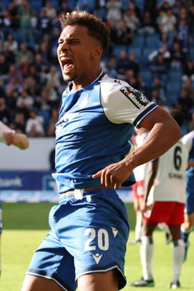 10.10.2026, xrekx, Fussball 1.Bundesliga, TSG 1899 Hoffenheim - Hamburger SV v.l. Torjubel nach dem Tor zum celebrating the goal celebrate 1:1 durch BambasÃ ContÃ (TSG 1899 Hoffenheim) wurde nicht gegeben. Foulspiel im Vorfeld (DFL DFB REGULATIONS PROHIBIT ANY USE OF PHOTOGRAPHS as IMAGE SEQUENCES and or QUASI-VIDEO) Sinsheim