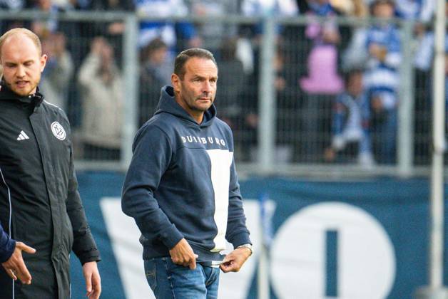 3.Liga MSV Duisburg - TSG Hoffenheim II ** NUR FÜR REDAKTIONELLE ZWECKE ** EDITORIAL USE ONLY **<p>Fußball 3.Liga MSV Duisburg - TSG Hoffenheim II am 10.10.26 in der Schauinsland-Reisen Arena in Duisburg Dietmar Hirsch ( Trainer Cheftrainer Duisburg ) Duisburg Copyright: JakobxKlos