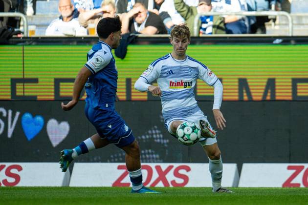 3.Liga MSV Duisburg - TSG Hoffenheim II ** NUR FÜR REDAKTIONELLE ZWECKE ** EDITORIAL USE ONLY **<p>Fußball 3.Liga MSV Duisburg - TSG Hoffenheim II am 10.10.26 in der Schauinsland-Reisen Arena in Duisburg Dominik Kother ( Duisburg ) Duisburg Copyright: JakobxKlos