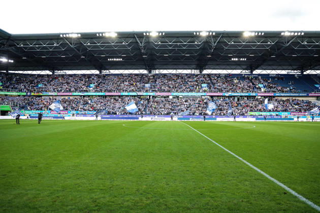 Fussball, 3.Liga Saison 2026 2027 8.Spieltag MSV Duisburg - TSG 1899 Hoffenheim II 10.10.2026, schauinsland-reisen-arena Fans MSV Duisburg Duisburg schauinsland-reisen-arena Nordrhein-Westfalen Deutschland
