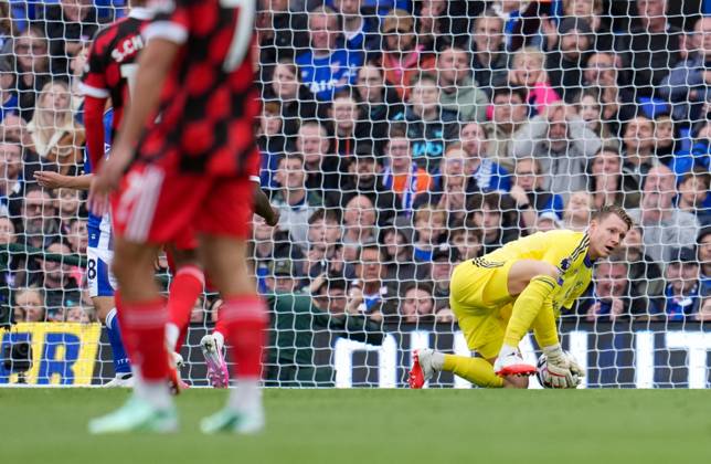 Fulham Goalkeeper Bernd Leno Ipswich Town v Fulham, Premier League, Football, Portman Road, Ipswich, UK - 10 Oct 2026Ipswich Portman Road United Kingdom EDITORIAL USE ONLY No use with unauthorised audio, video, data, fixture lists, club league logos or live services. Online in-match use limited to 120 images, no video emulation. No use in betting, games or single club league player publications. Copyright: xJoexToth Shutterstockx 17206181bl