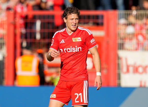 Tim Skarke (1. FC Union Berlin, 21) GER, 1.FC Union Berlin vs SV Elversberg, 1. Bundesliga, 5. Spieltag, Saison 2026-27, Stadion An der Alten Foersterei, Berlin, 10.10.2026 DFL REGULATIONS PROHIBIT ANY USE OF PHOTOGRAPHS AS IMAGE SEQUENCES AND OR QUASI-VIDEO 1.FC Union Berlin vs SV Elversberg, 1. Bundesliga, 5. Spieltag, Saison 2026-27, 10.10.2026 Berlin Copyright: xEibner-Pressefoto ScottxColemanx EP_SCN