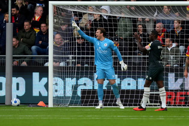 Eredivisie: Go Ahead Eagles v Sparta Rotterdam Deventer - Goalkeeper Michael Brouwer of Sparta Rotterdam shouts in frustration during the eighth competition round of the 2026 2027 Eredivisie season. The match is set between Go Ahead Eagles and Sparta Rotterdam at De Adelaarshorst on 10 October 2026 in Deventer, Netherlands. (Hero Images Danny de Groot) Copyright: xDannyxdexGrootx