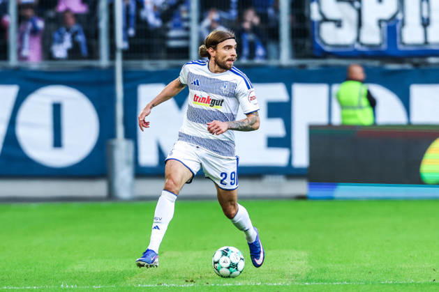Fussball, 3.Liga Saison 2026 2027 8.Spieltag MSV Duisburg - TSG 1899 Hoffenheim II 10.10.2026, schauinsland-reisen-arena Joshua Bitter (MSV Duisburg, 29) Duisburg schauinsland-reisen-arena Nordrhein-Westfalen Deutschland