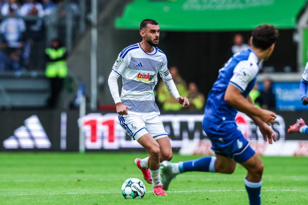 Fussball, 3.Liga Saison 2026 2027 8.Spieltag MSV Duisburg - TSG 1899 Hoffenheim II 10.10.2026, schauinsland-reisen-arena Rasim Bulic (MSV Duisburg, 6) Duisburg schauinsland-reisen-arena Nordrhein-Westfalen Deutschland
