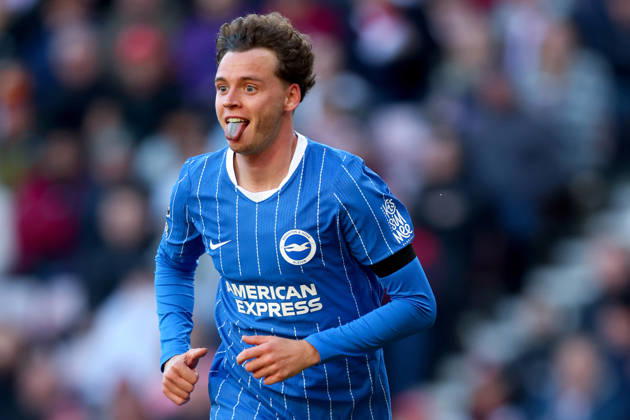 Sunderland v Brighton and Hove Albion - Premier League 2026 27 Maxim De Cuyper of Brighton and Hove Albion celebrates 1st goal during the Premier League 2026 27 match between Sunderland and Brighton & Hove Albion at Stadium of Light on October 10, 2026 in Sunderland, England. WARNING! This Photograph May Only Be Used For Newspaper And Or Magazine Editorial Purposes. May Not Be Used For Publications Involving 1 player, 1 Club Or 1 Competition Without Written Authorisation From Football DataCo Ltd. For Any Queries, Please Contact Football DataCo Ltd on +44 (0) 207 864 9121 Sunderland Stadium of Light England United Kingdom Copyright: xAllstarxPicturexLibraryxLtdx